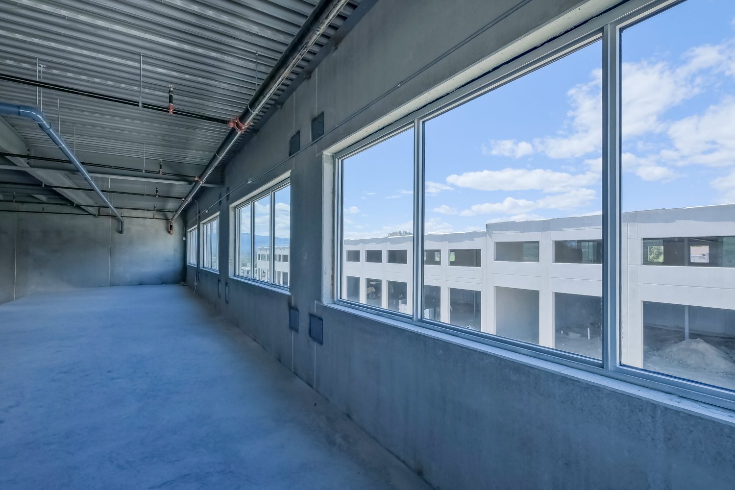 View through unit windows across the Appaloosa site